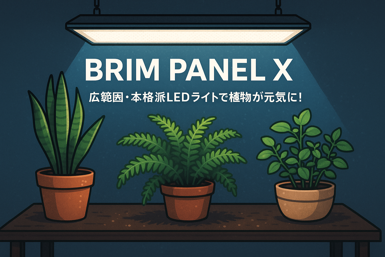 実録レビュー】BRIM PANEL X 植物育成ライトの効果は本物？本格派フル