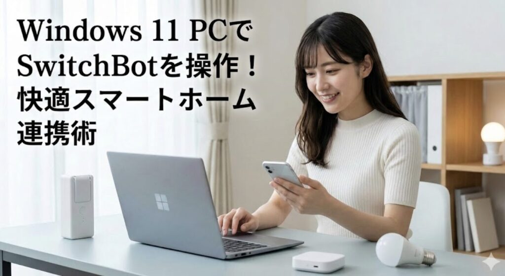 switchbotをwindows11でPC操作！設定と活用術
