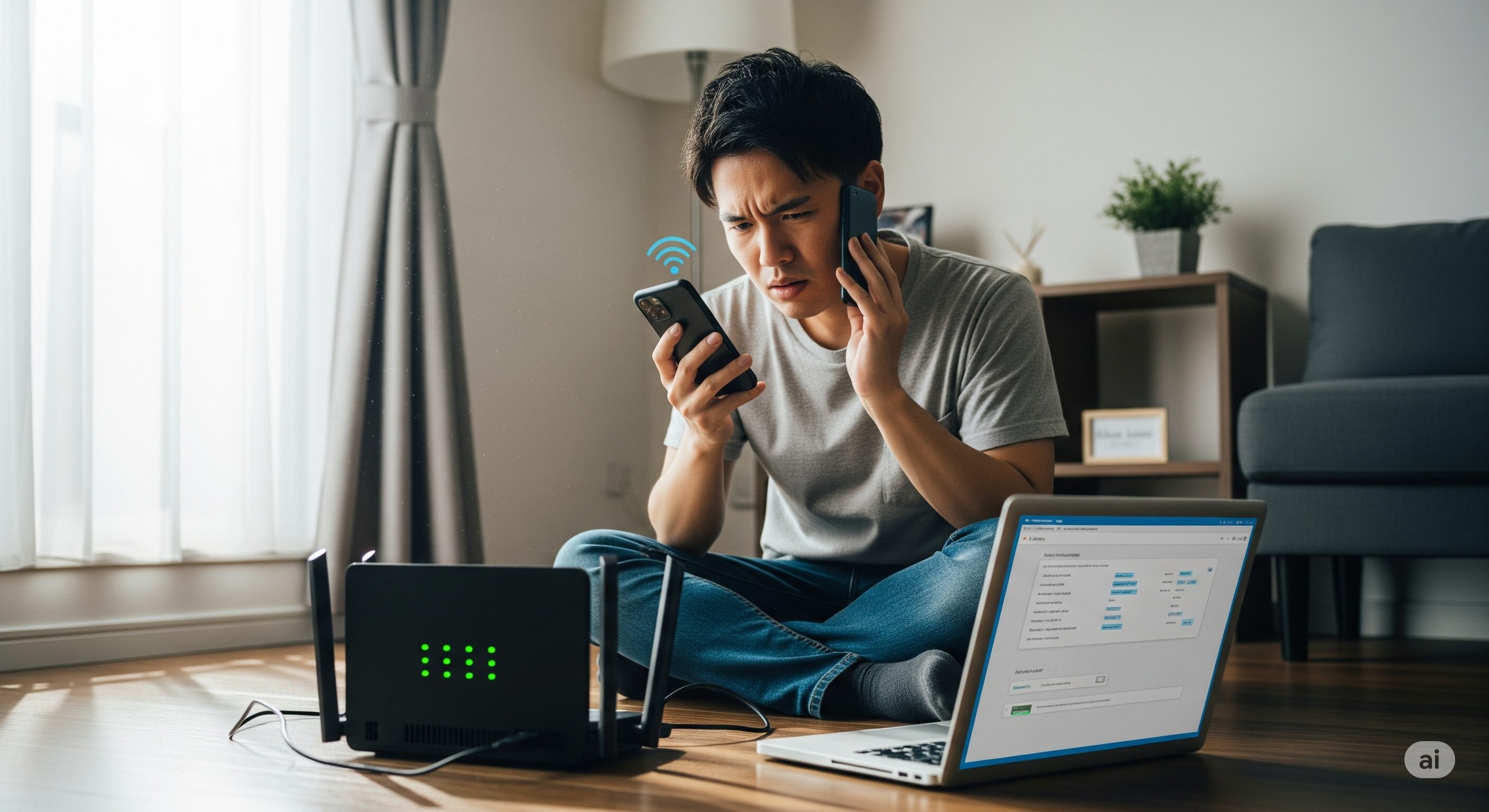 Wi-Fiつながらない時にまず試すこと