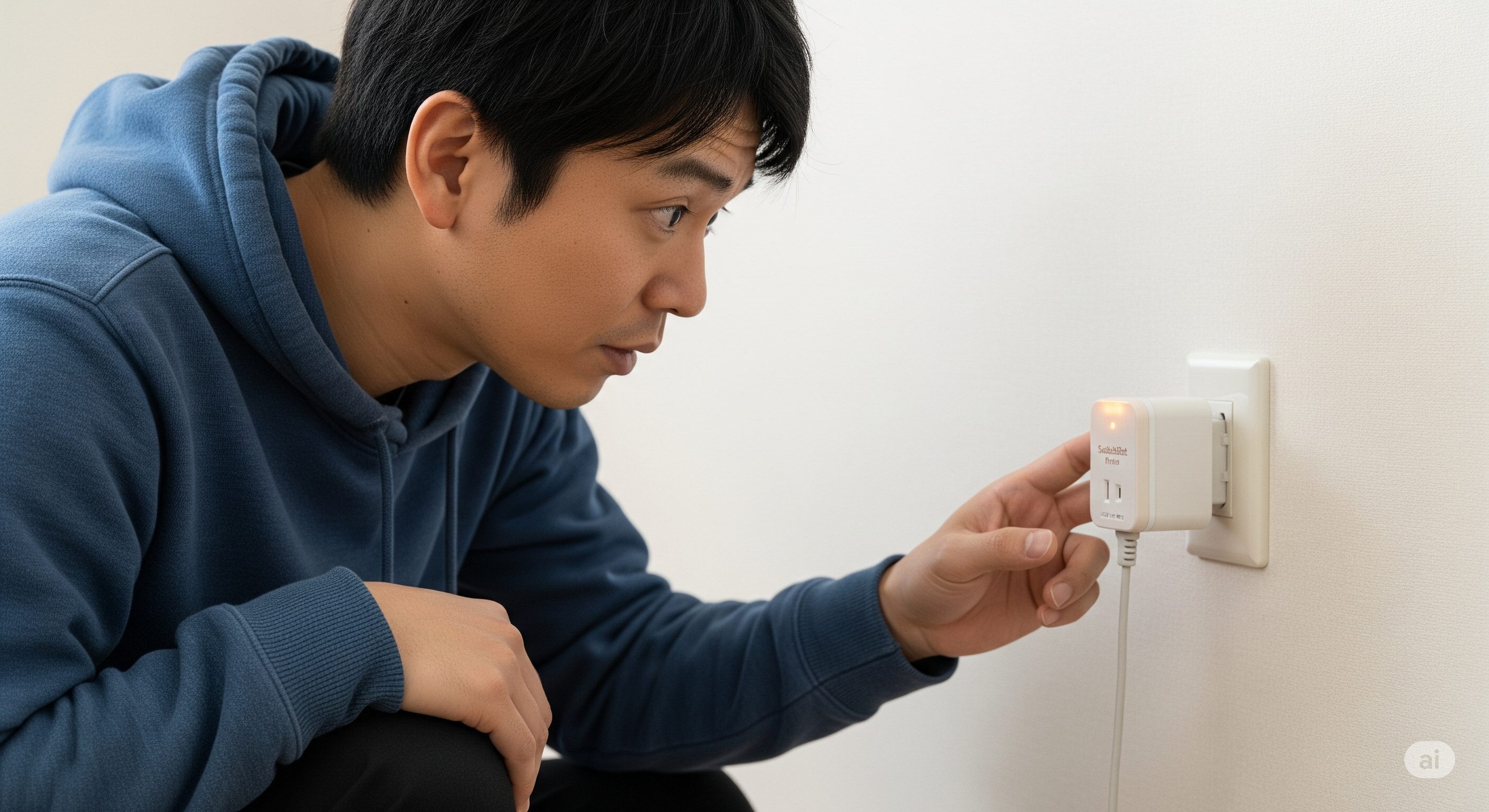 プラグミニ点滅が示す状態とは何か