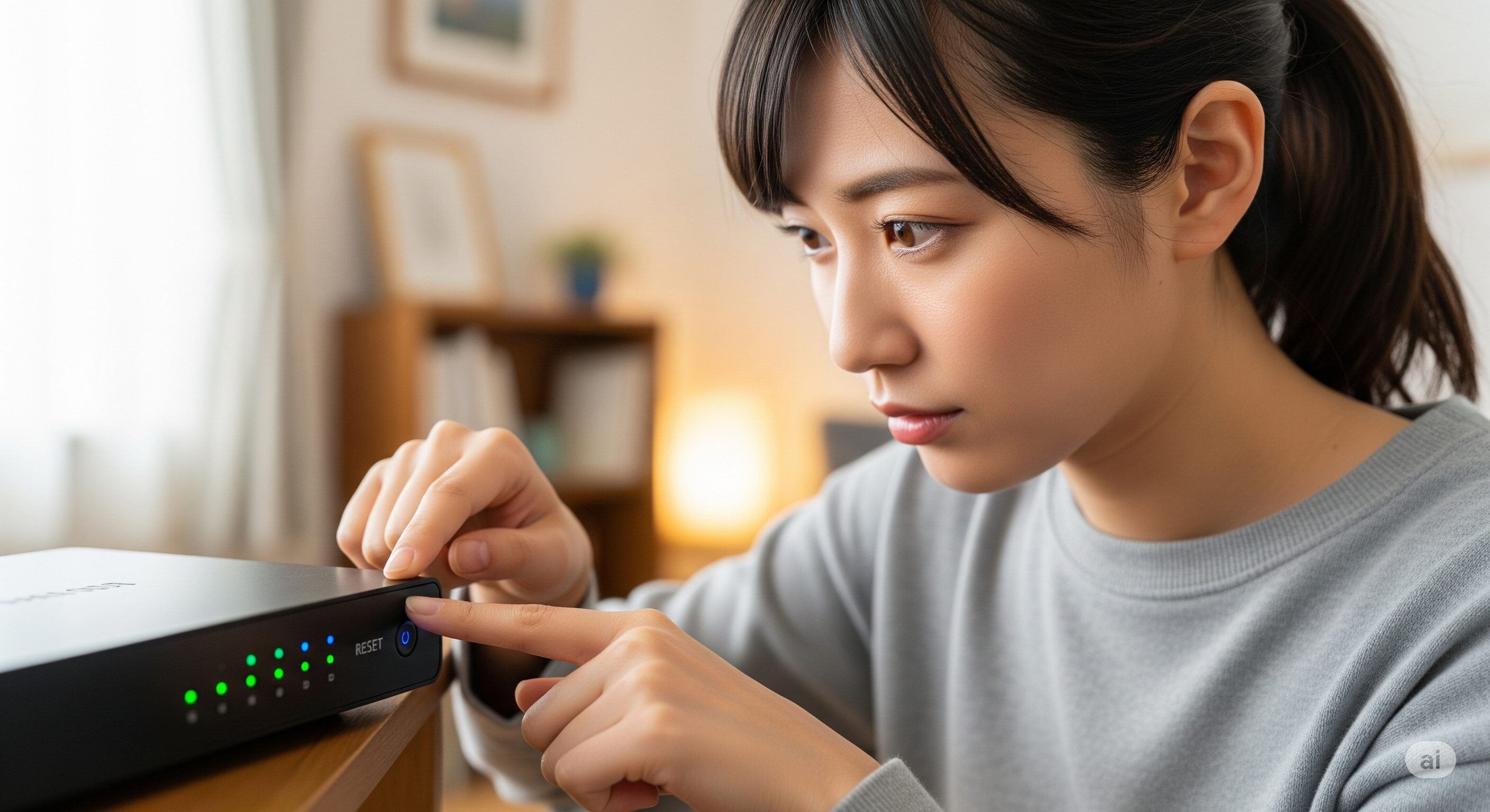 ルーターの再起動と設定の見直し