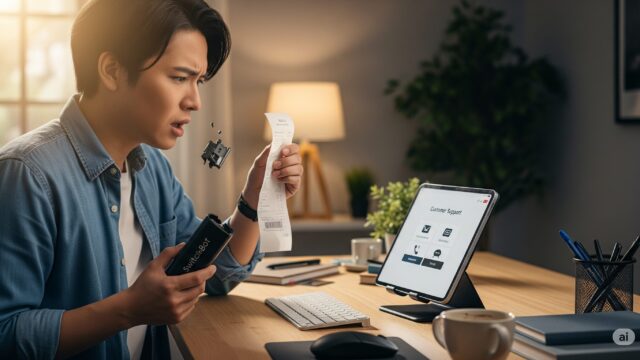 保証期間と使えなくなった時の問い合わせ先