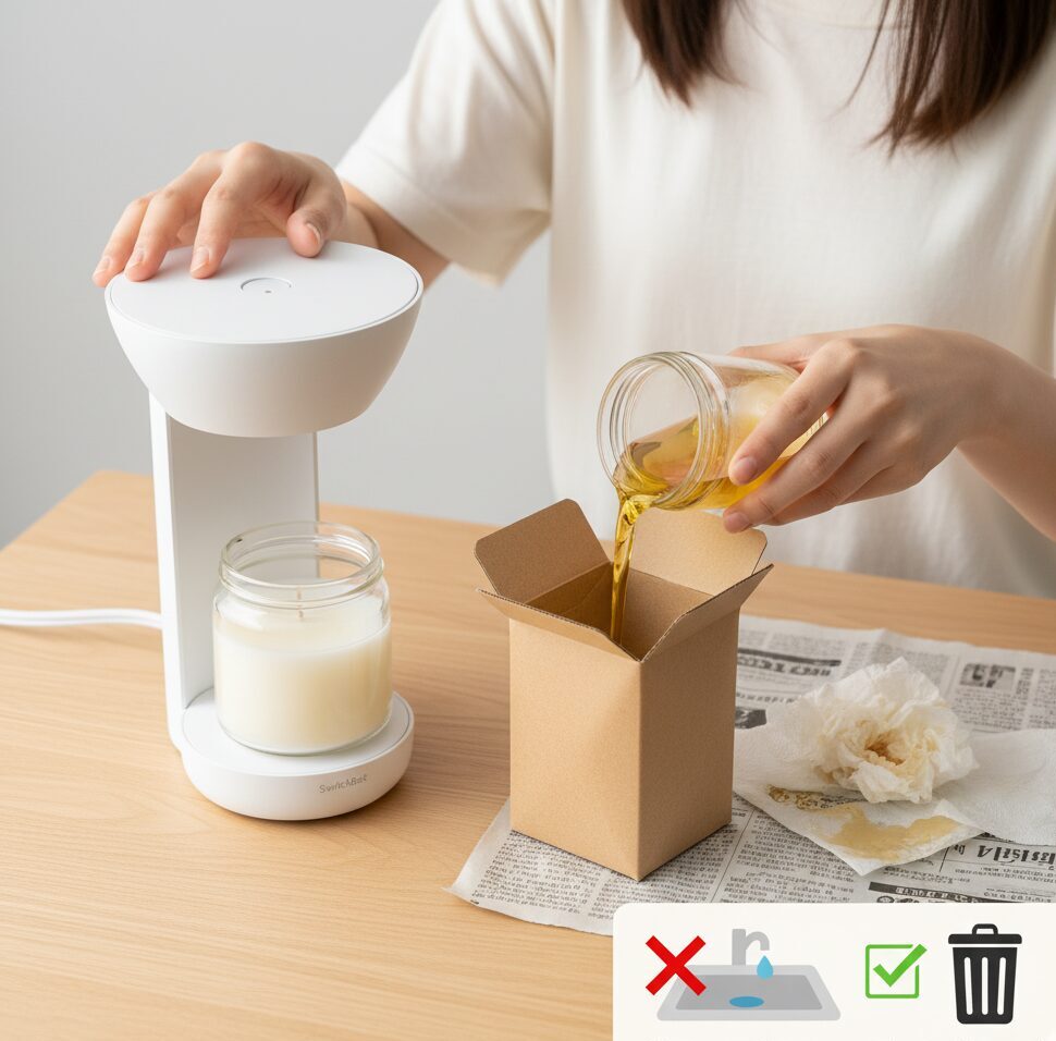 香りがしない？ロウの捨て方と手入れ