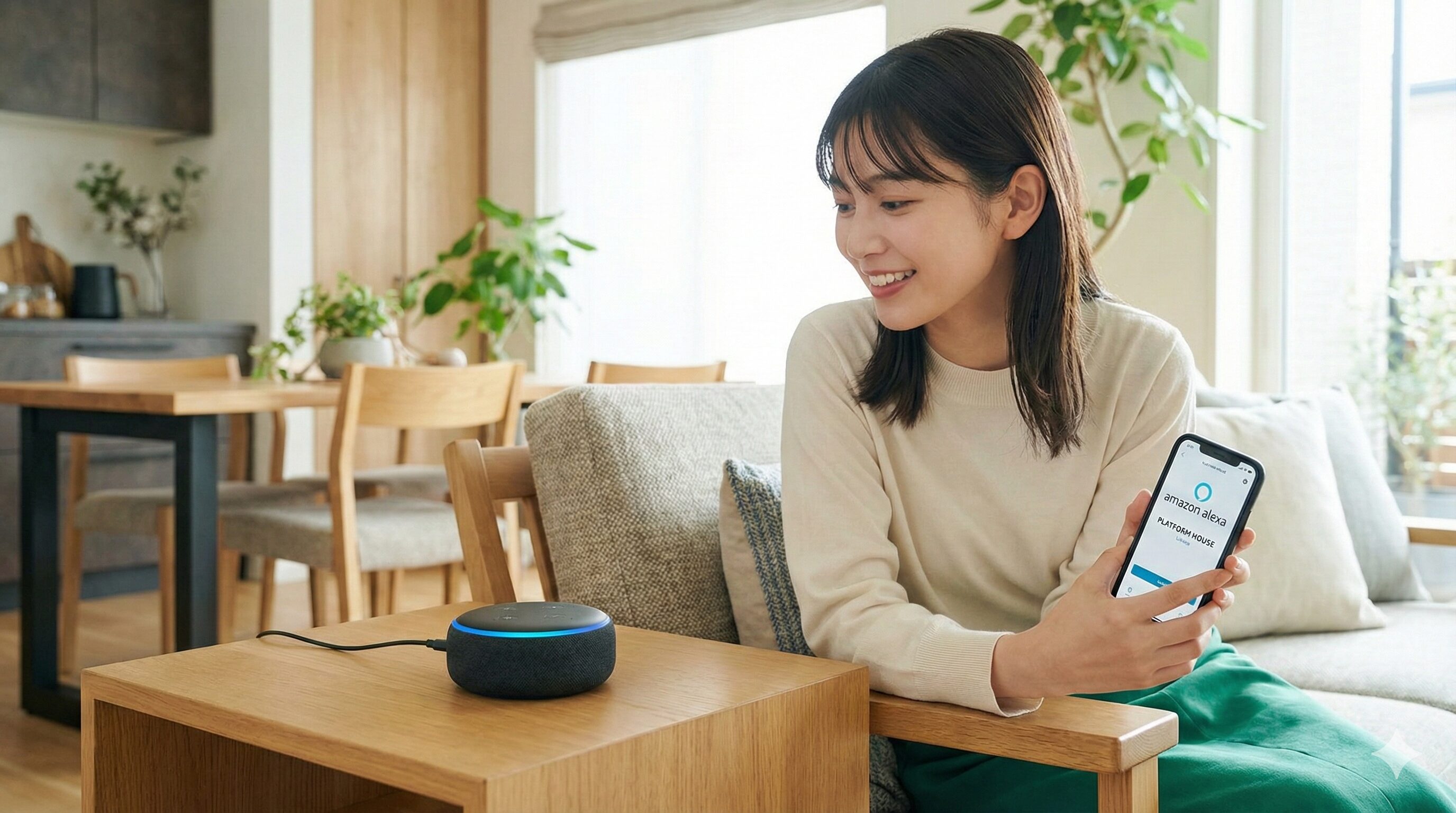 アレクサなどスマートスピーカー連携の方法