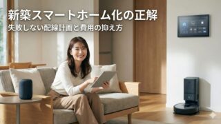 スマートホーム化を新築でするなら必見！３％安く建てる裏技と配線