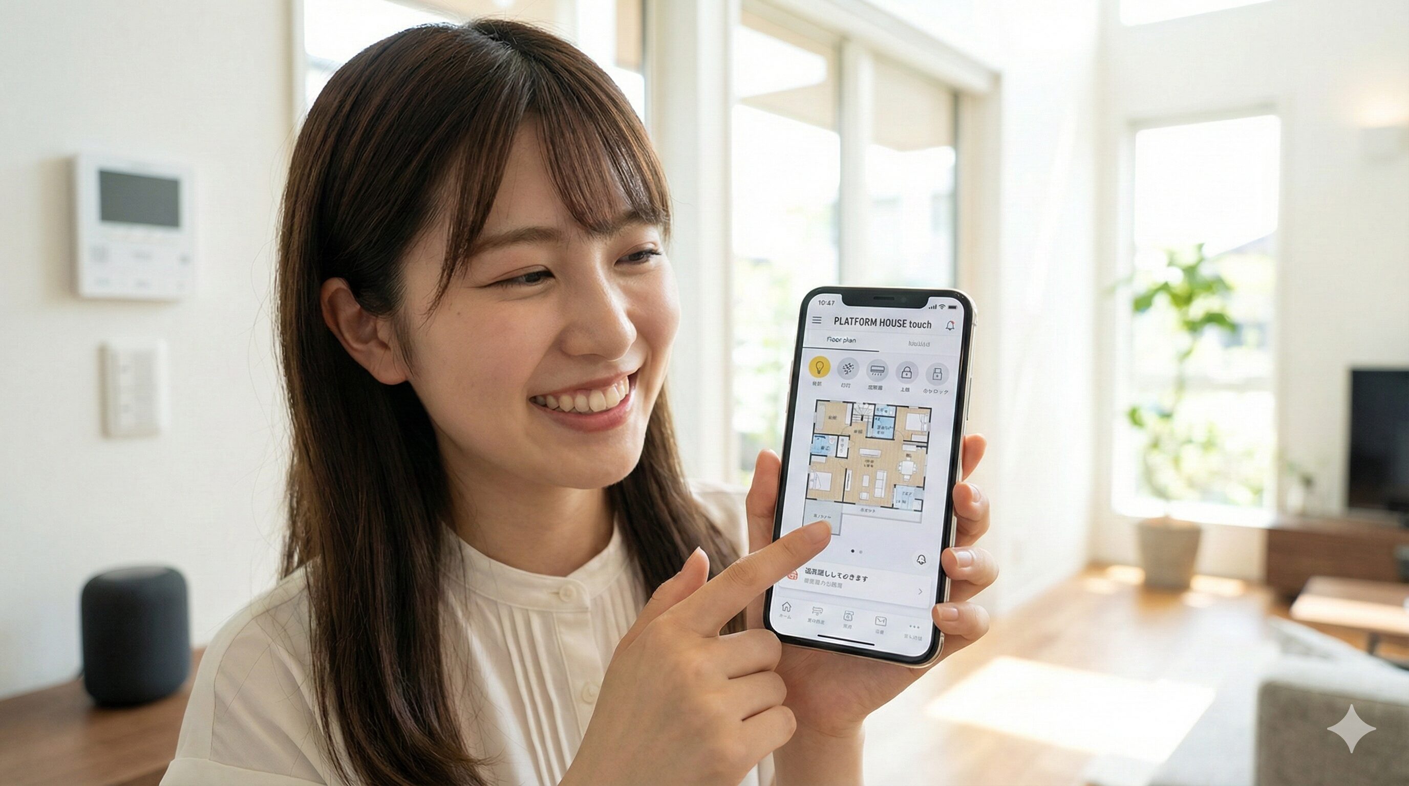 便利なアプリのプラットフォームハウスタッチ