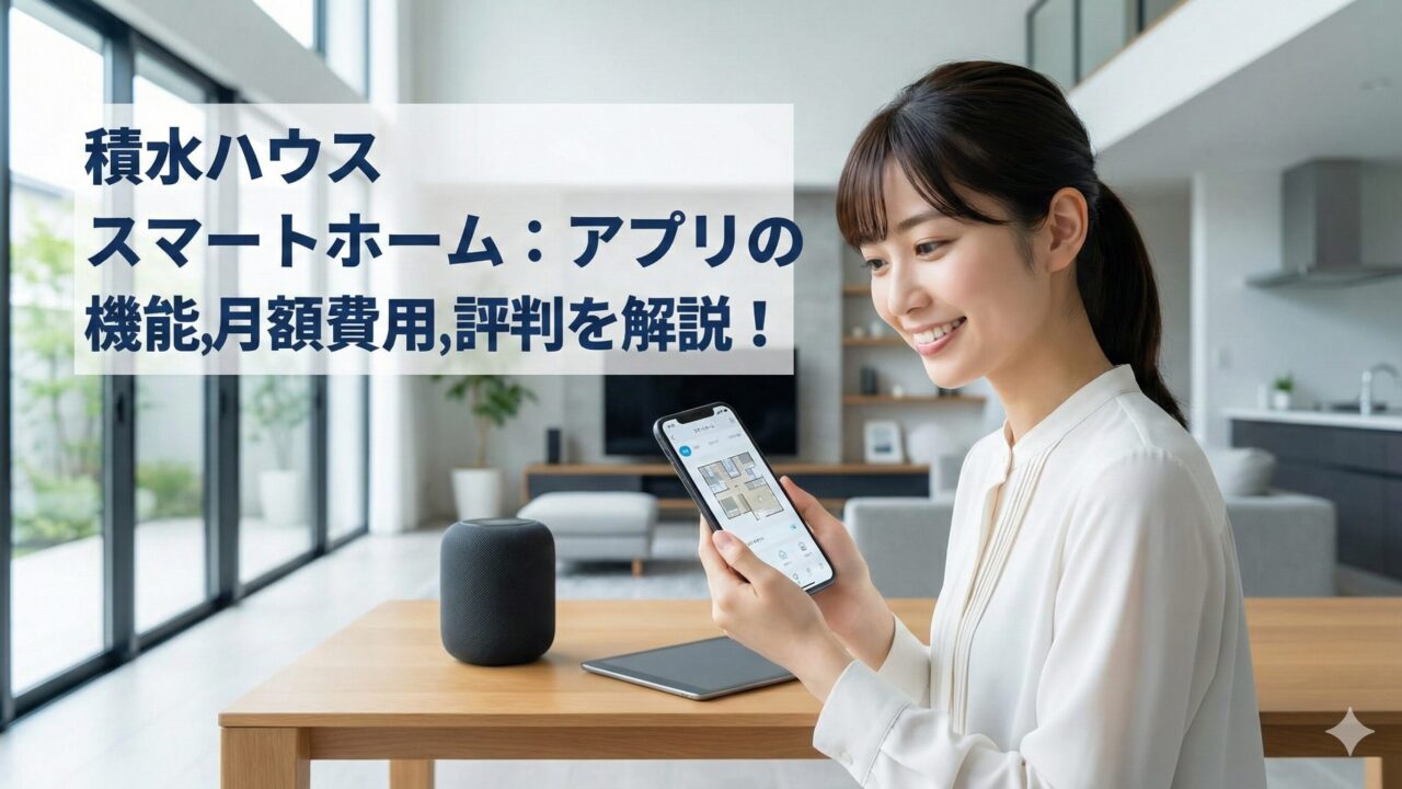 積水ハウススマートホームの口コミと価格！月額費用のコスパを検証