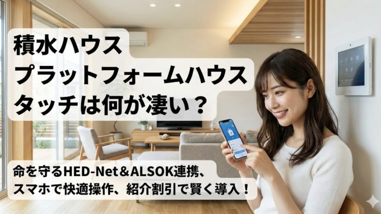 積水ハウスのプラットフォームハウスのタッチは何が凄い？後悔しない料金と安心感