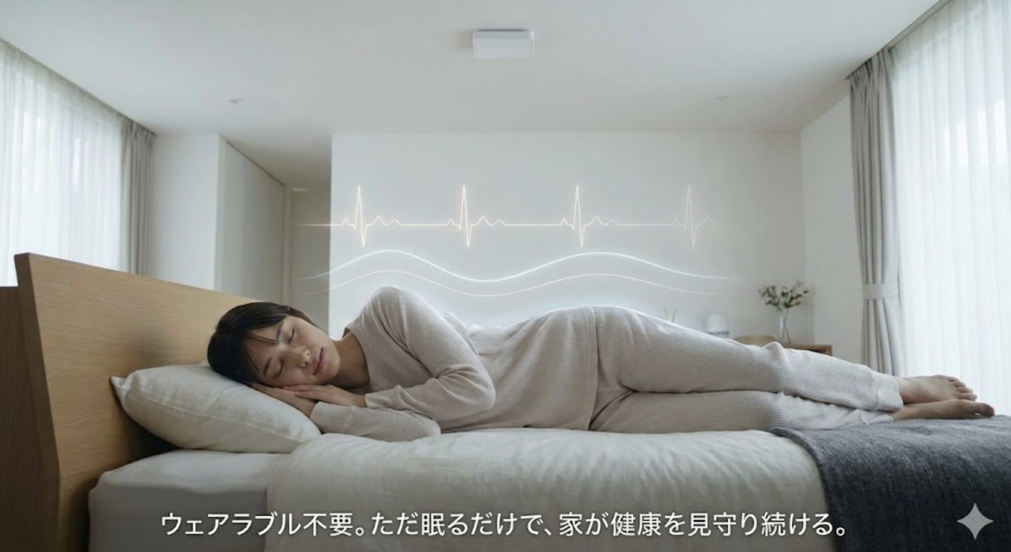 ウェアラブル不要な非接触センサーがもたらす健康管理