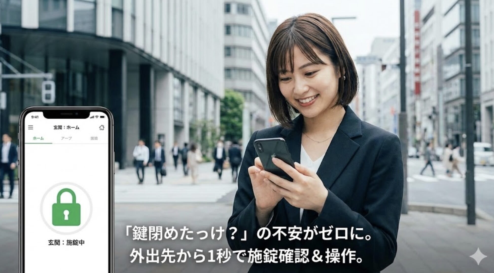 外出先からスマホで施錠確認できる利便性と口コミ評判