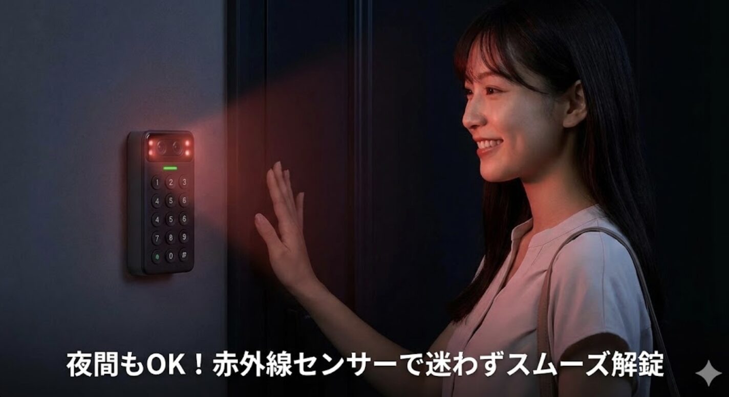 暗闇でも迷わない赤外線センサーによる夜間の反応速度