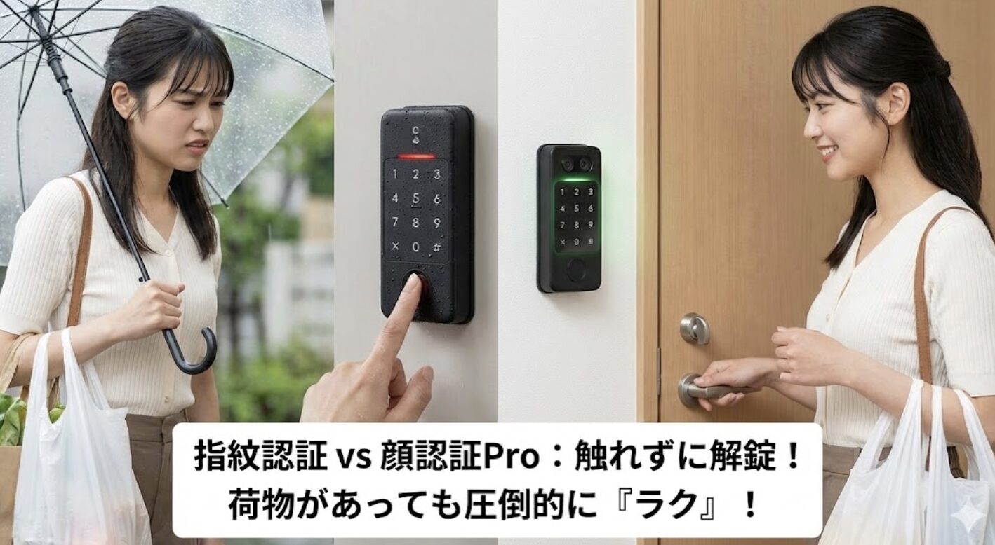 指紋認証パッドと比較してわかった圧倒的な使い勝手