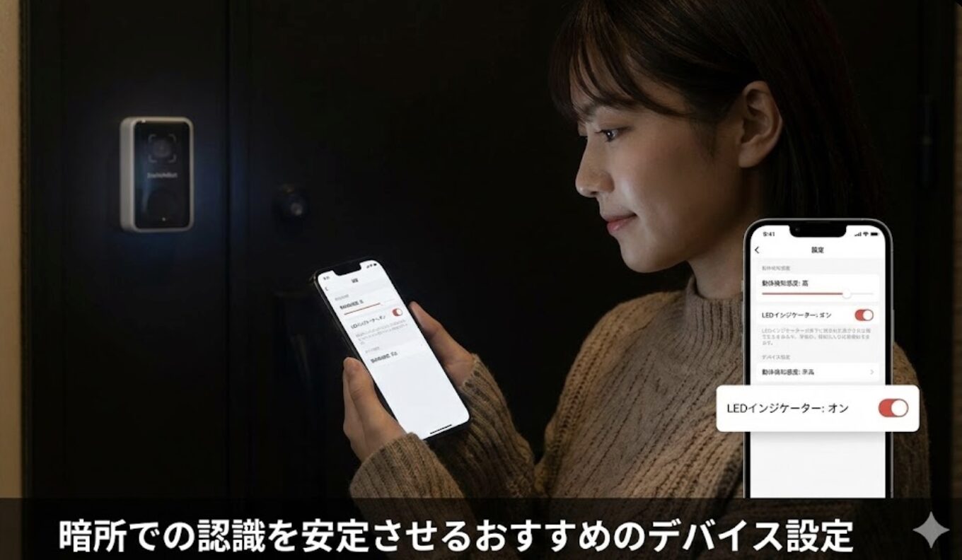 暗所での認識を安定させるおすすめのデバイス設定