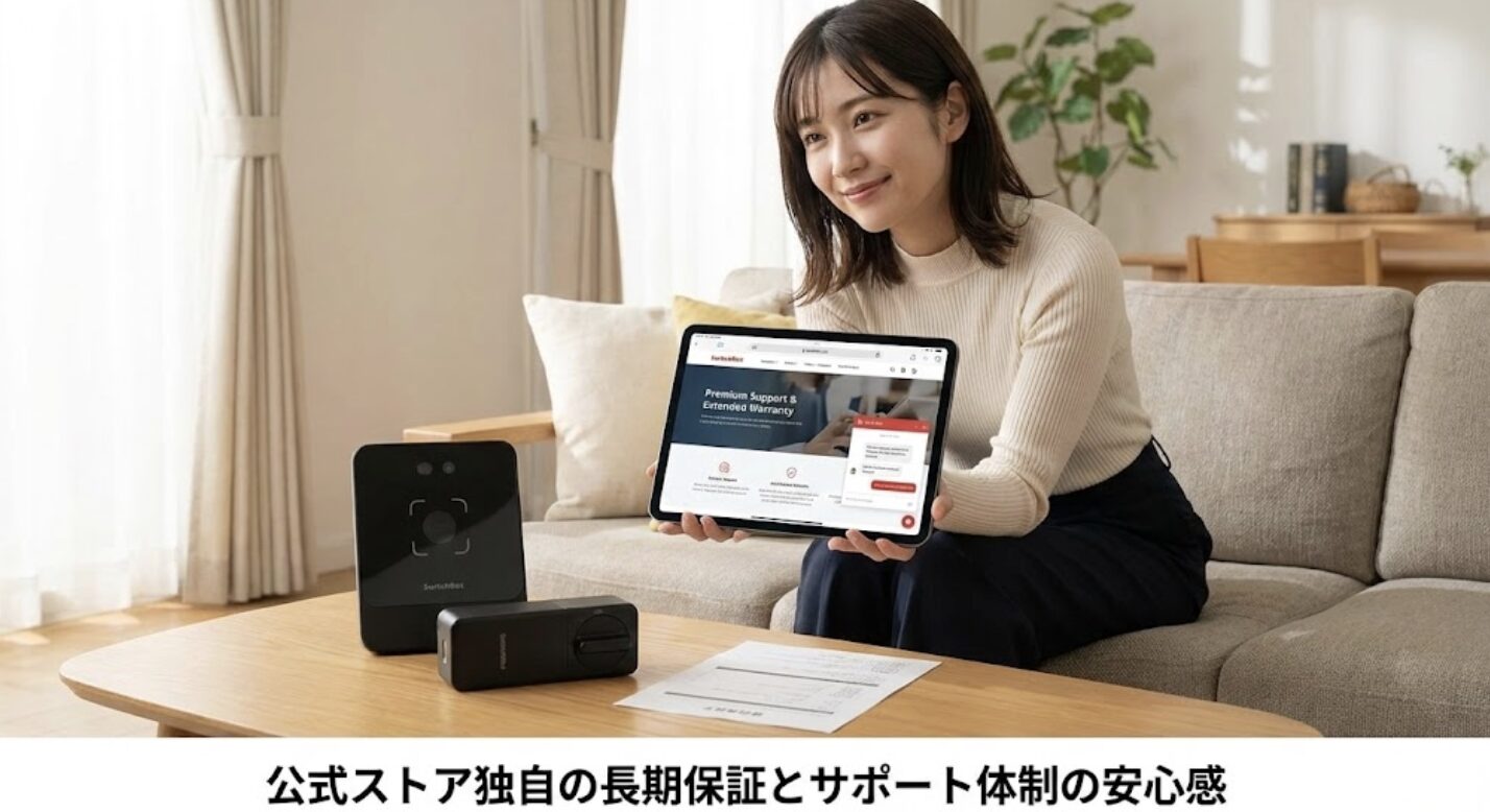 公式ストア独自の長期保証とサポート体制の安心感