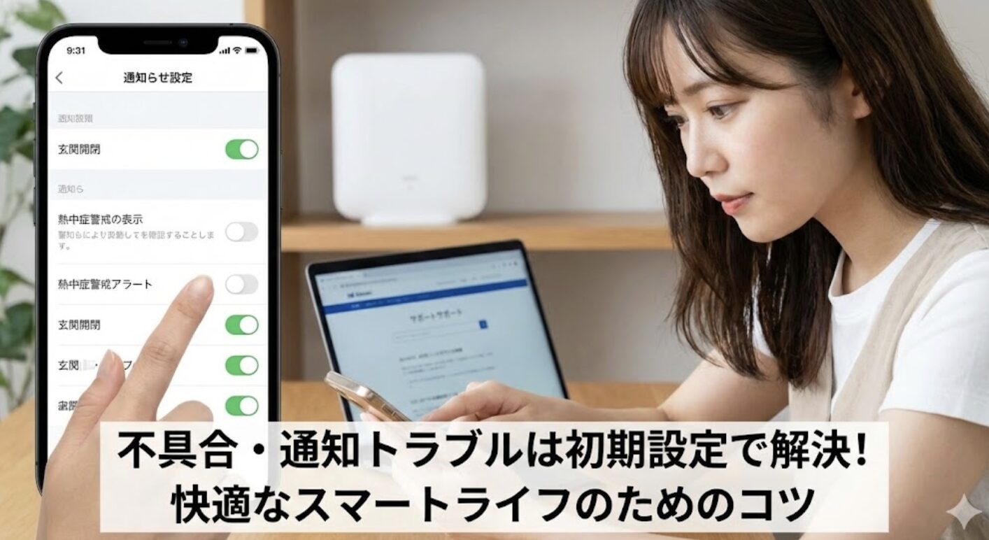 不具合や通知のトラブルを未然に防ぐ設定のコツ