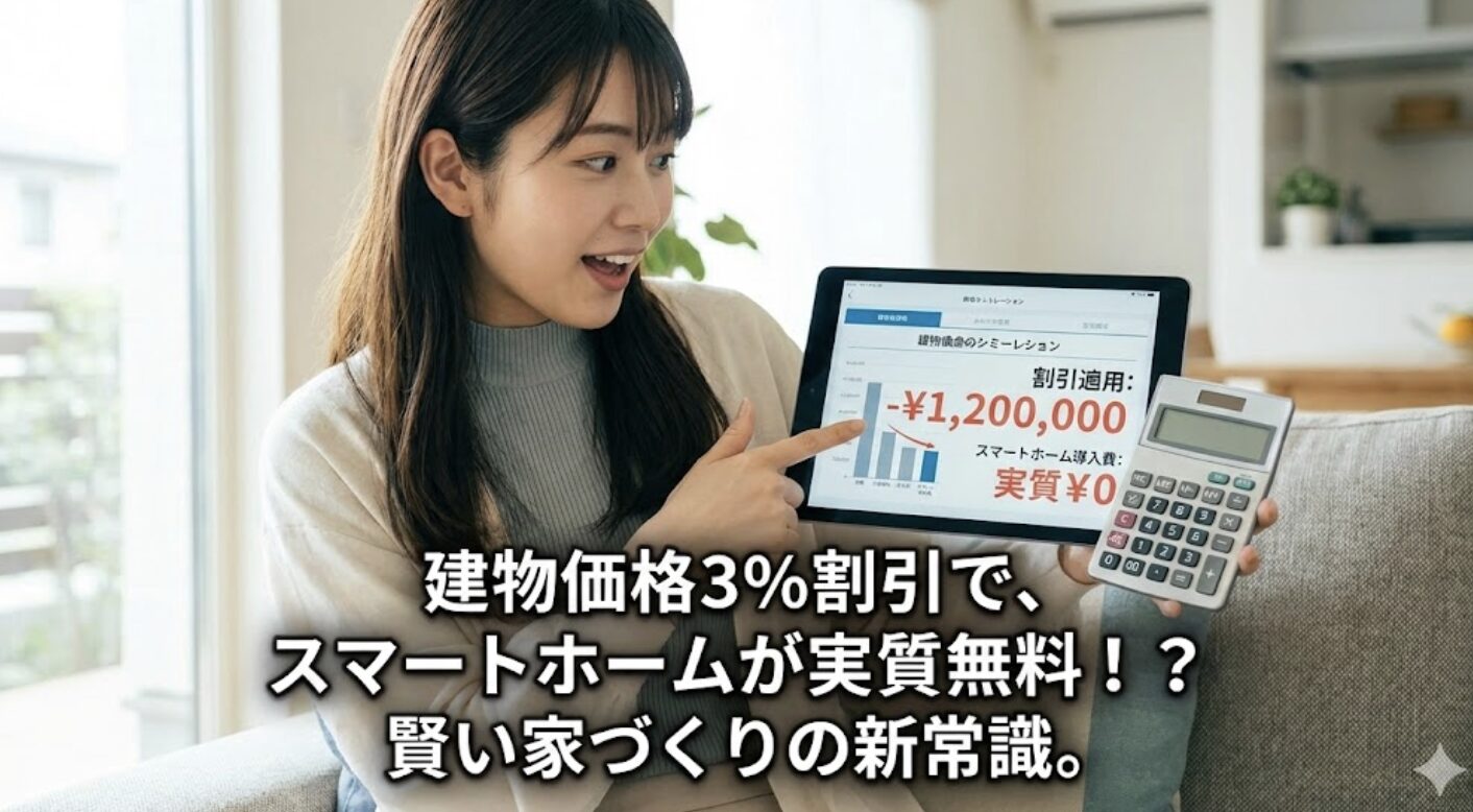 建物価格を割引して導入コストを実質無料にする方法