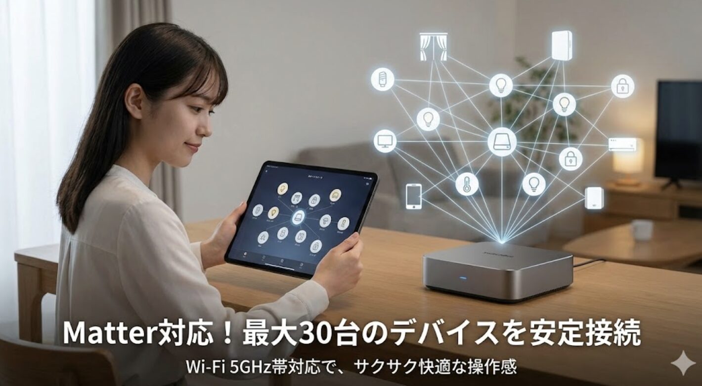 スイッチボットのAIハブのMatter対応と接続容量