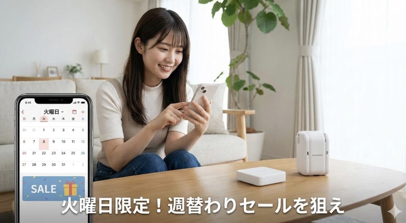 火曜日限定セールでスイッチボットを安く買うコツ