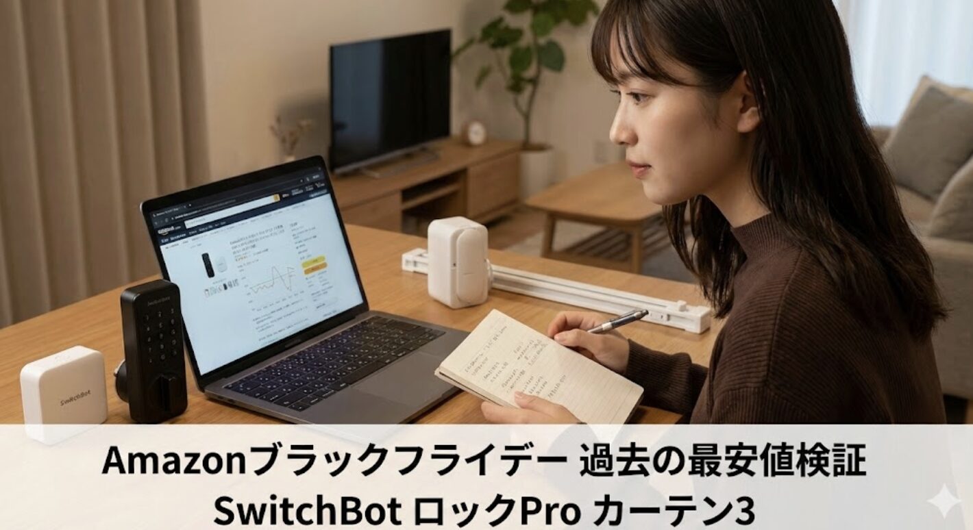 Amazonブラックフライデーでの過去の最安値を検証