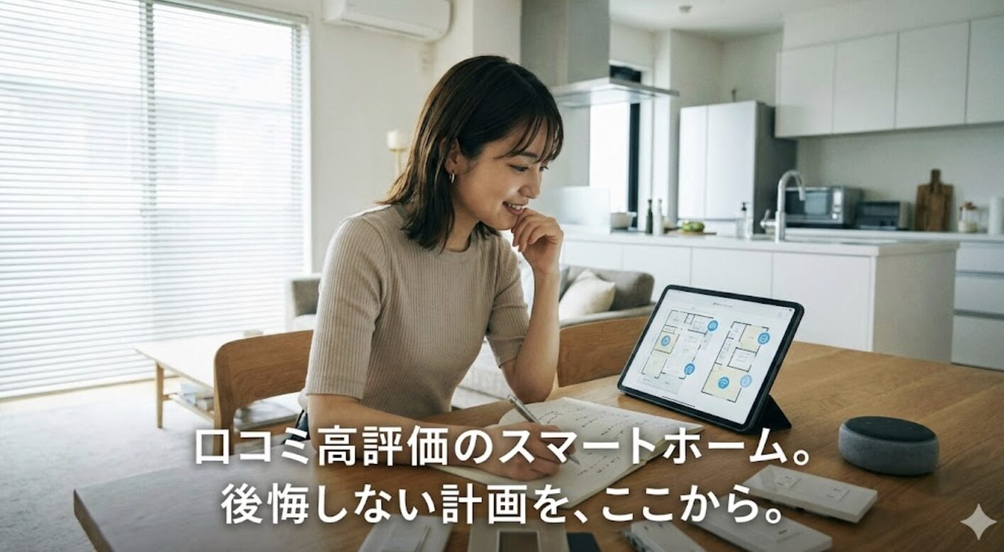 口コミで評判のスマートホームを後悔なく建てる