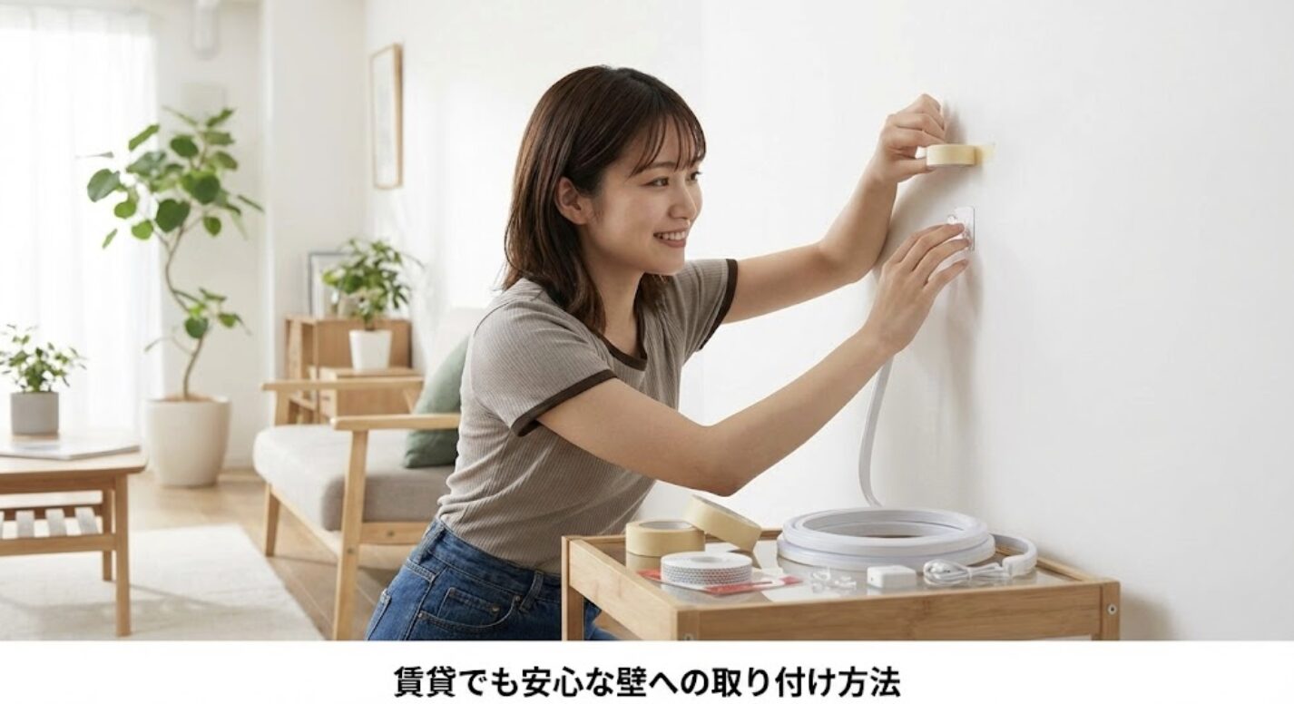 賃貸でも安心な壁への取り付け方法と設置のポイント