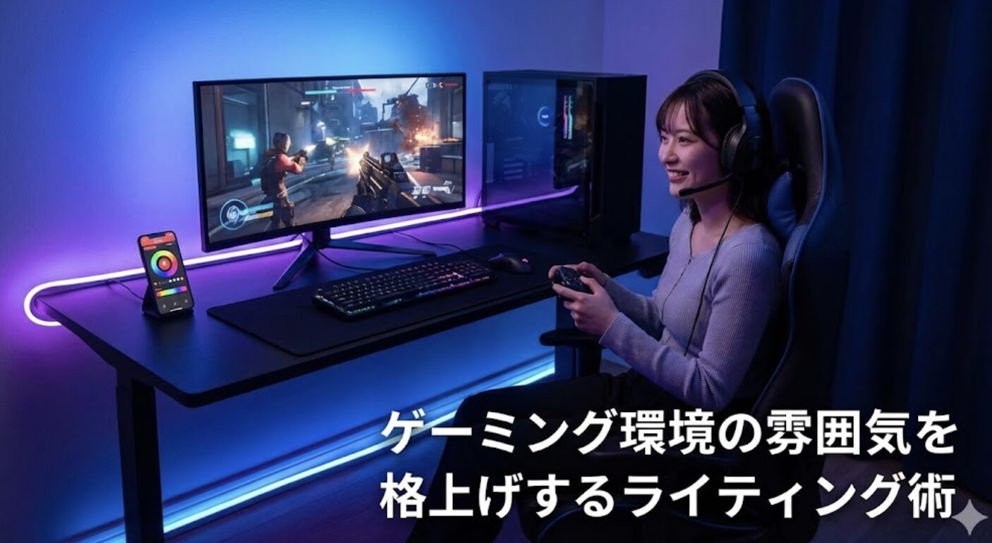 ゲーミング環境の雰囲気を格上げするライティング術