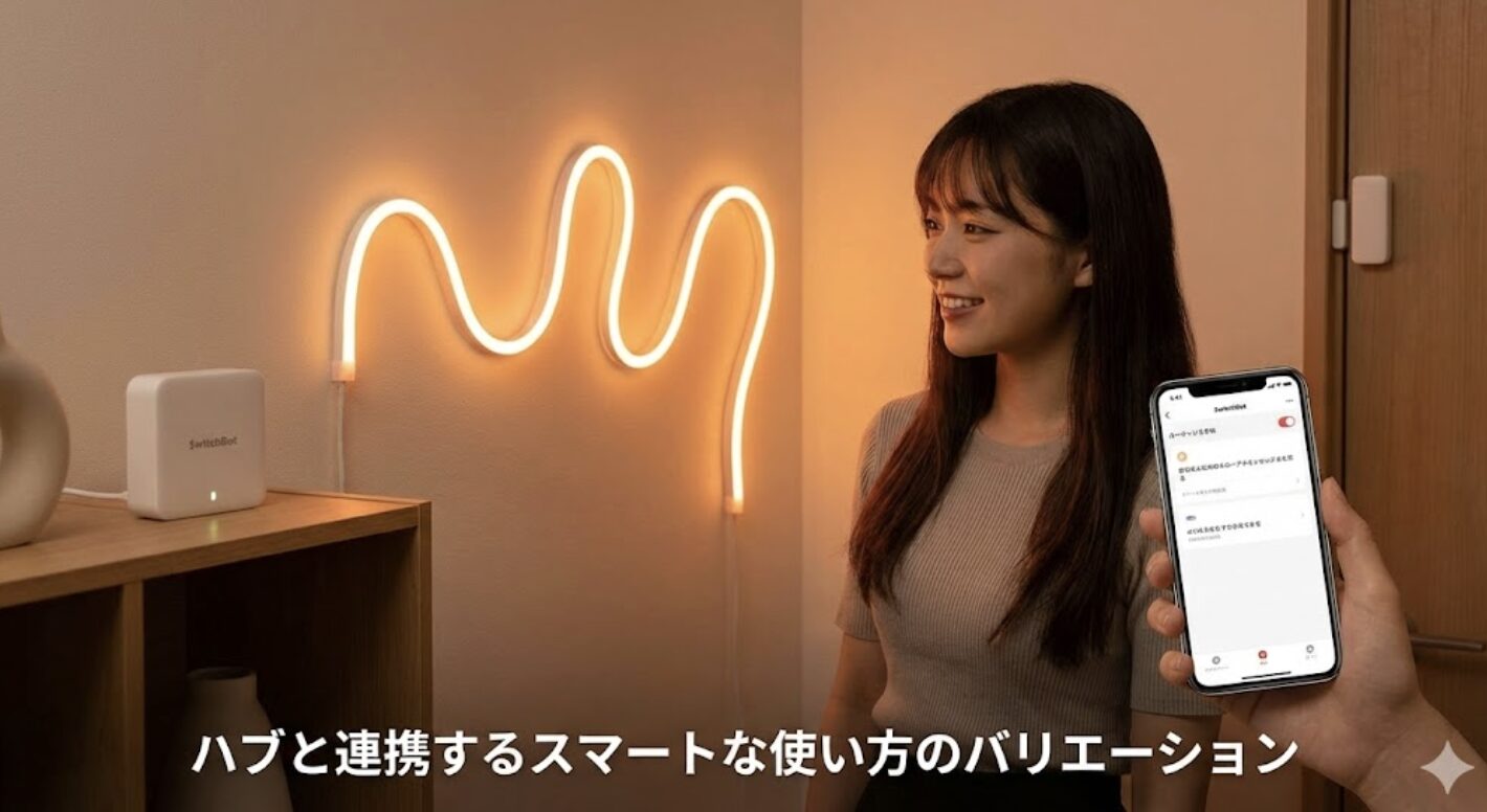 ハブと連携するスマートな使い方のバリエーション