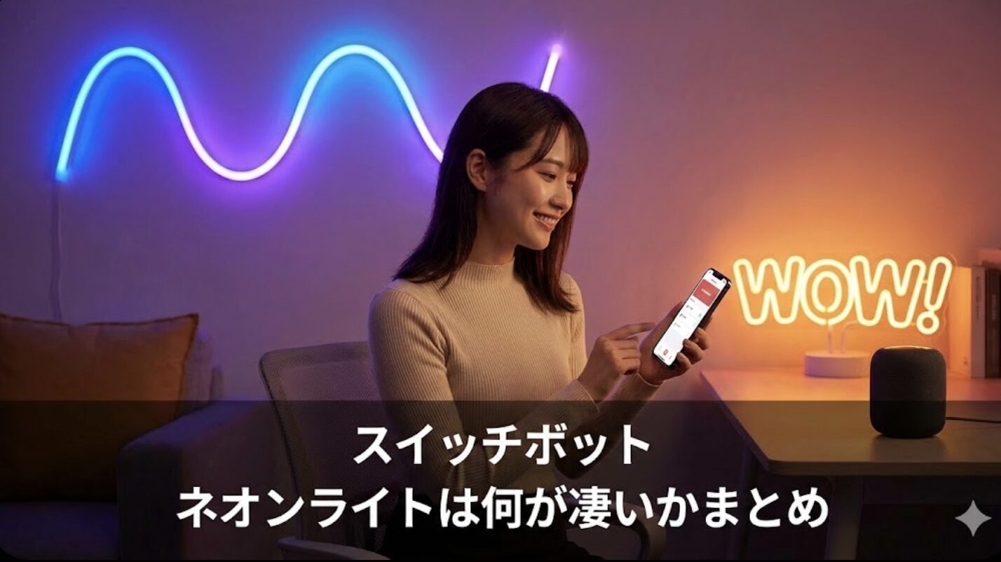 スイッチボットのネオンライトは何が凄いかまとめ