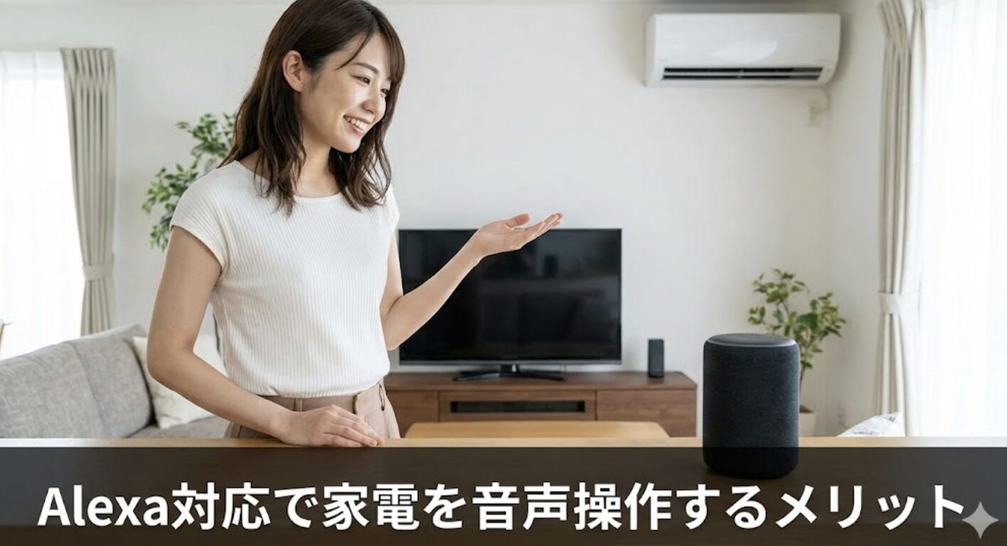 Alexa対応で家電を音声操作するメリット