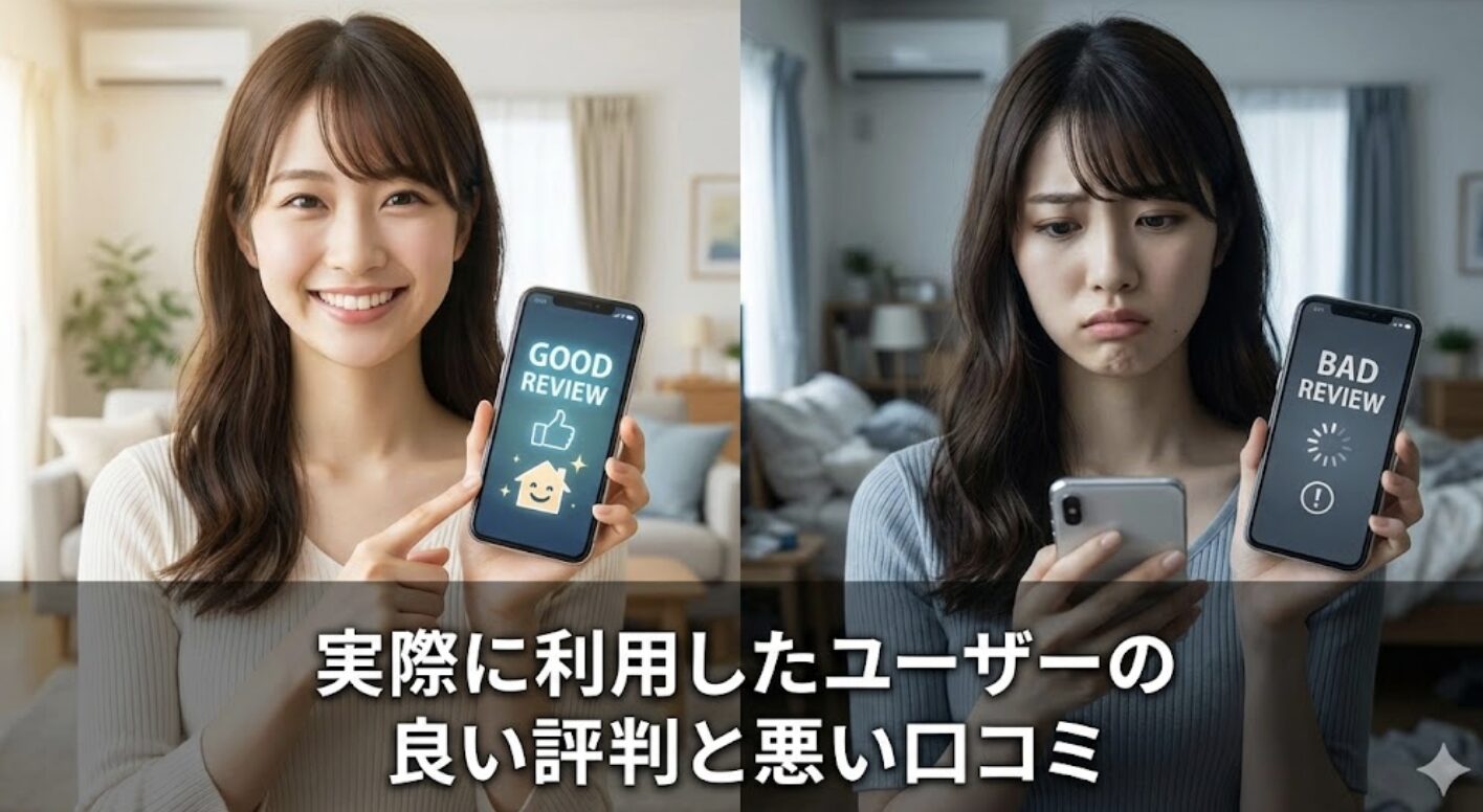実際に利用したユーザーの良い評判と悪い口コミ