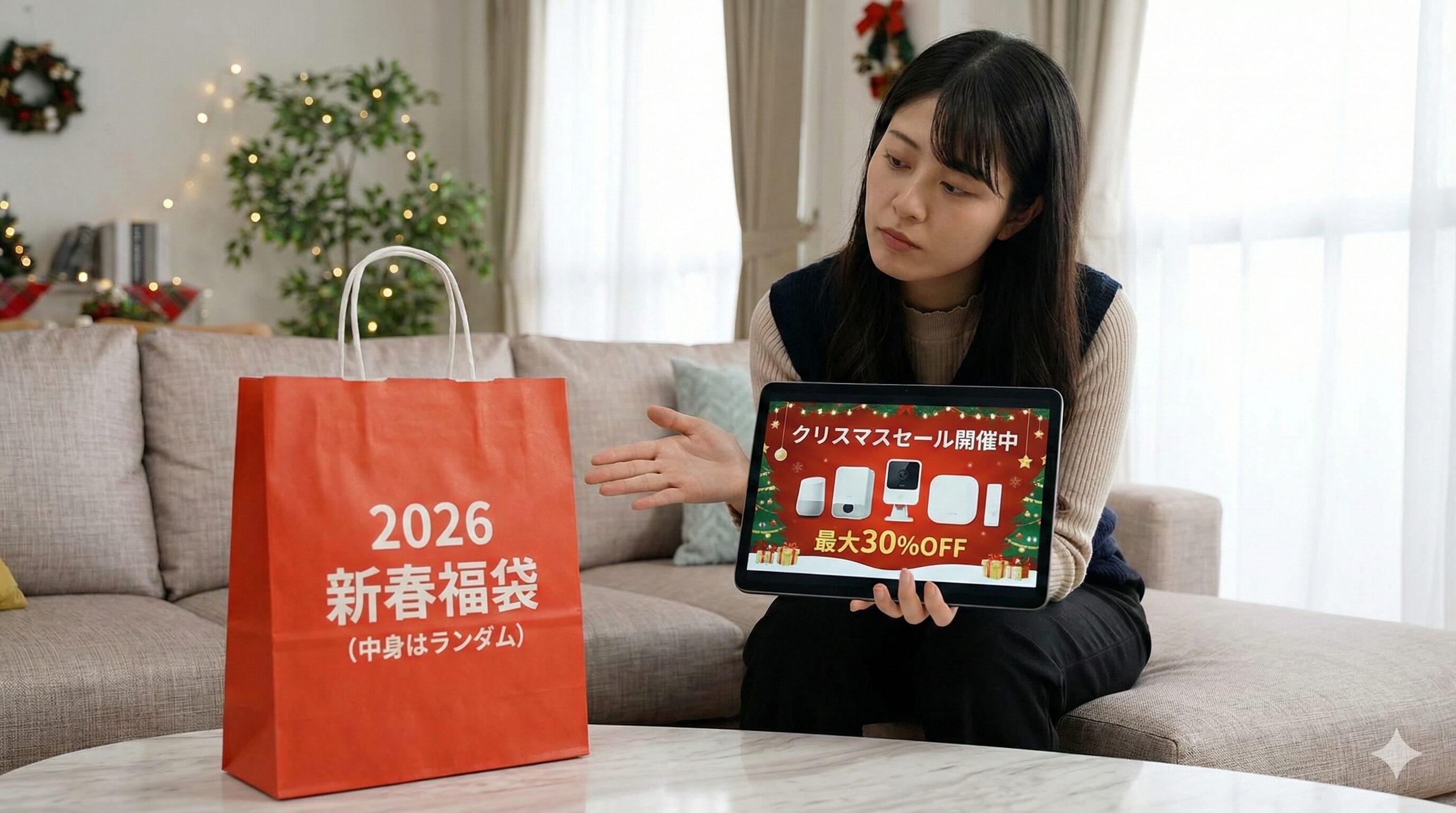 2026年福袋とクリスマスセールはどっちが得？