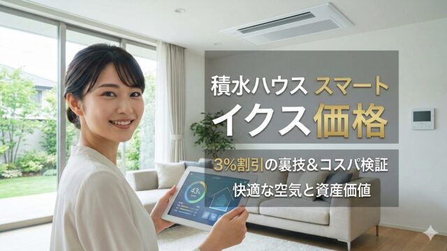 水ハウススマートイクス価格を徹底分析！維持費と3％割引でコスパ最強へ
