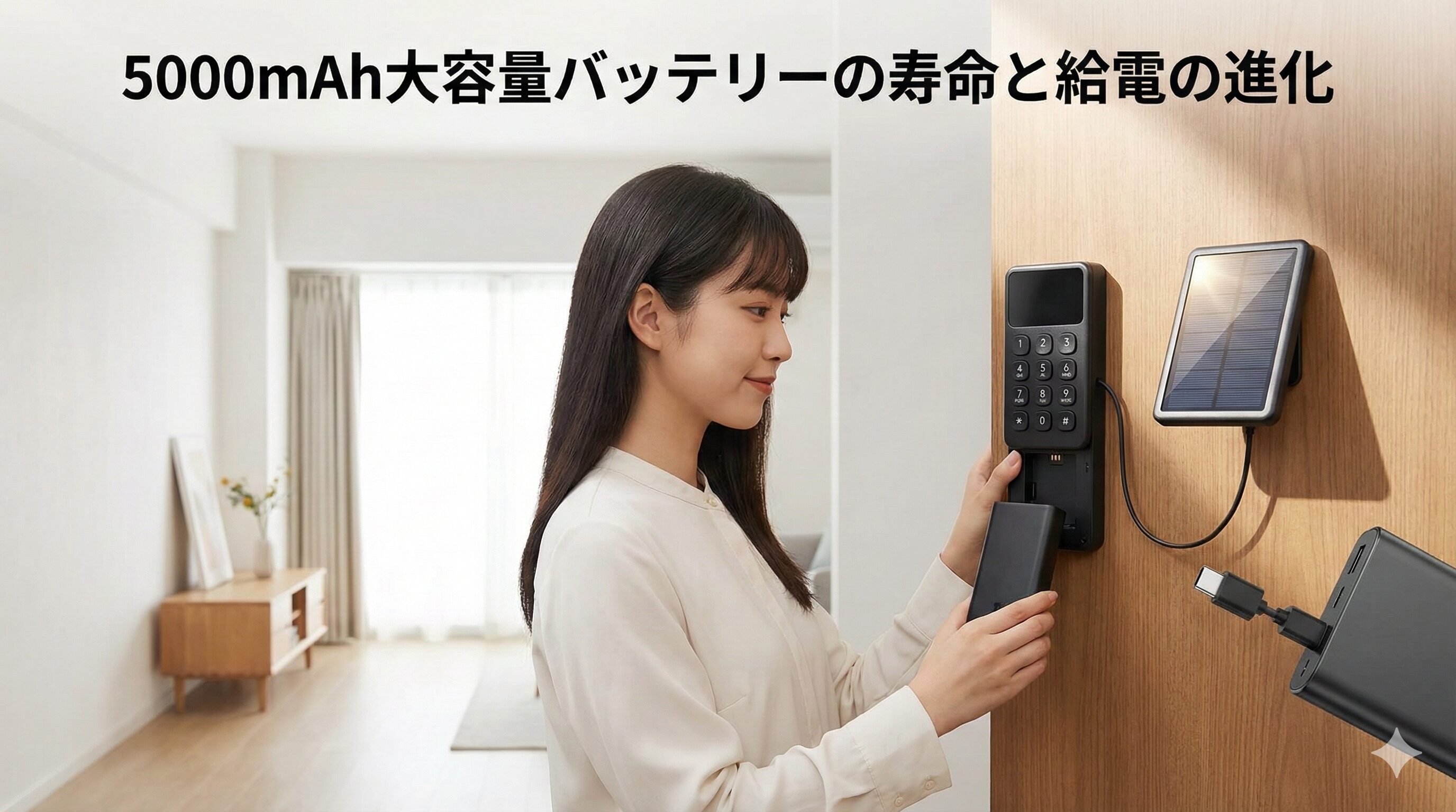 5000mAh大容量バッテリーの寿命と給電の進化