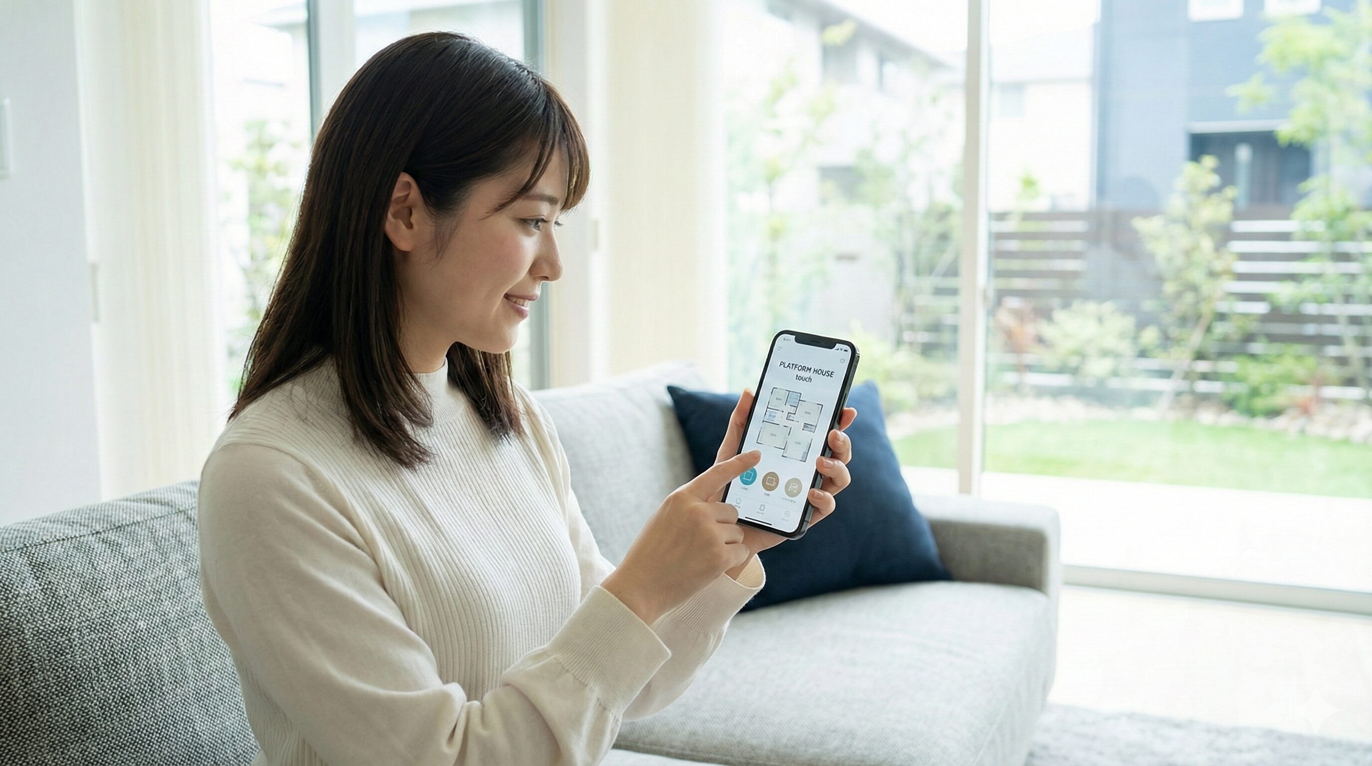 間取り図連動アプリPLATFORM HOUSE touchの特徴
