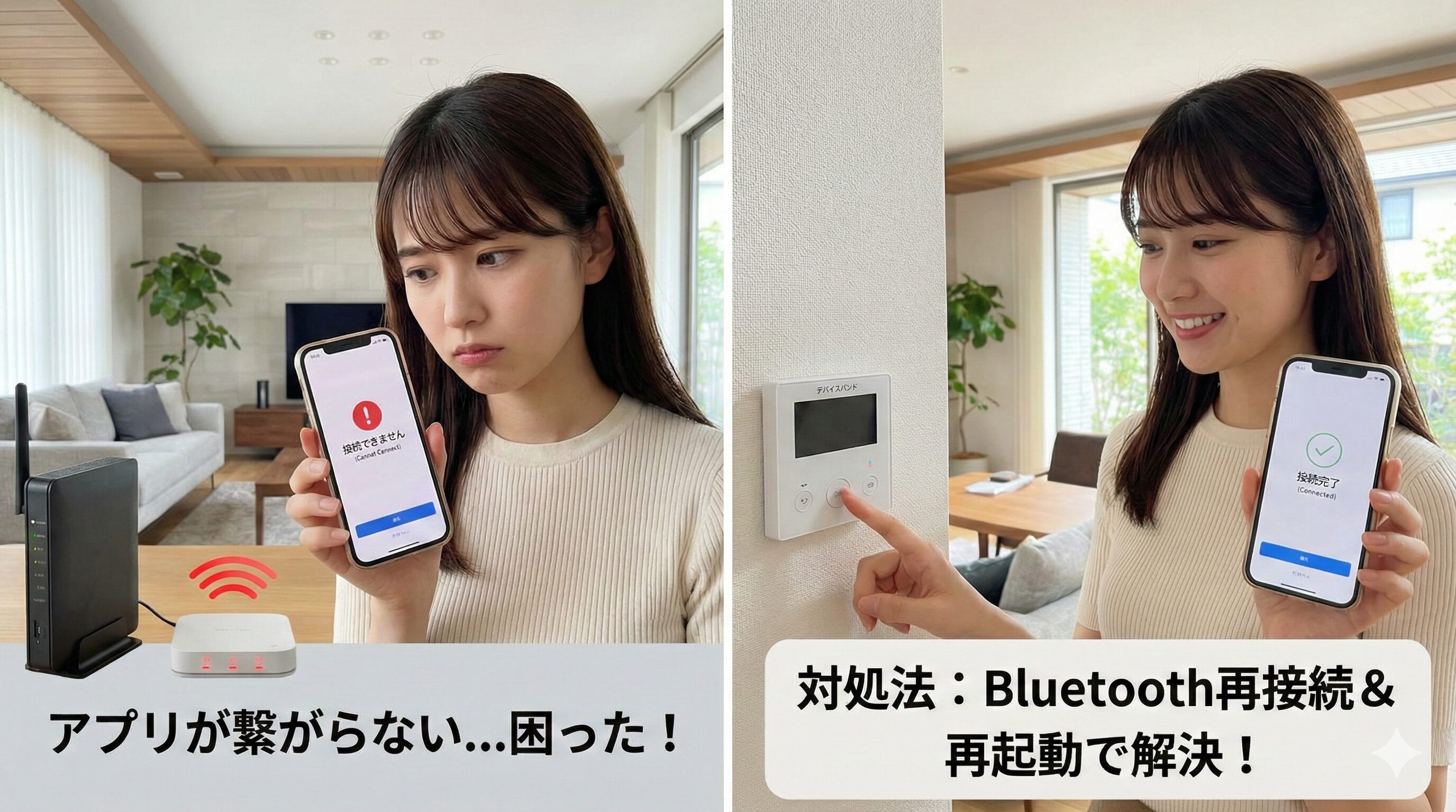 アプリが繋がらない時や不具合発生時の具体的な対処法