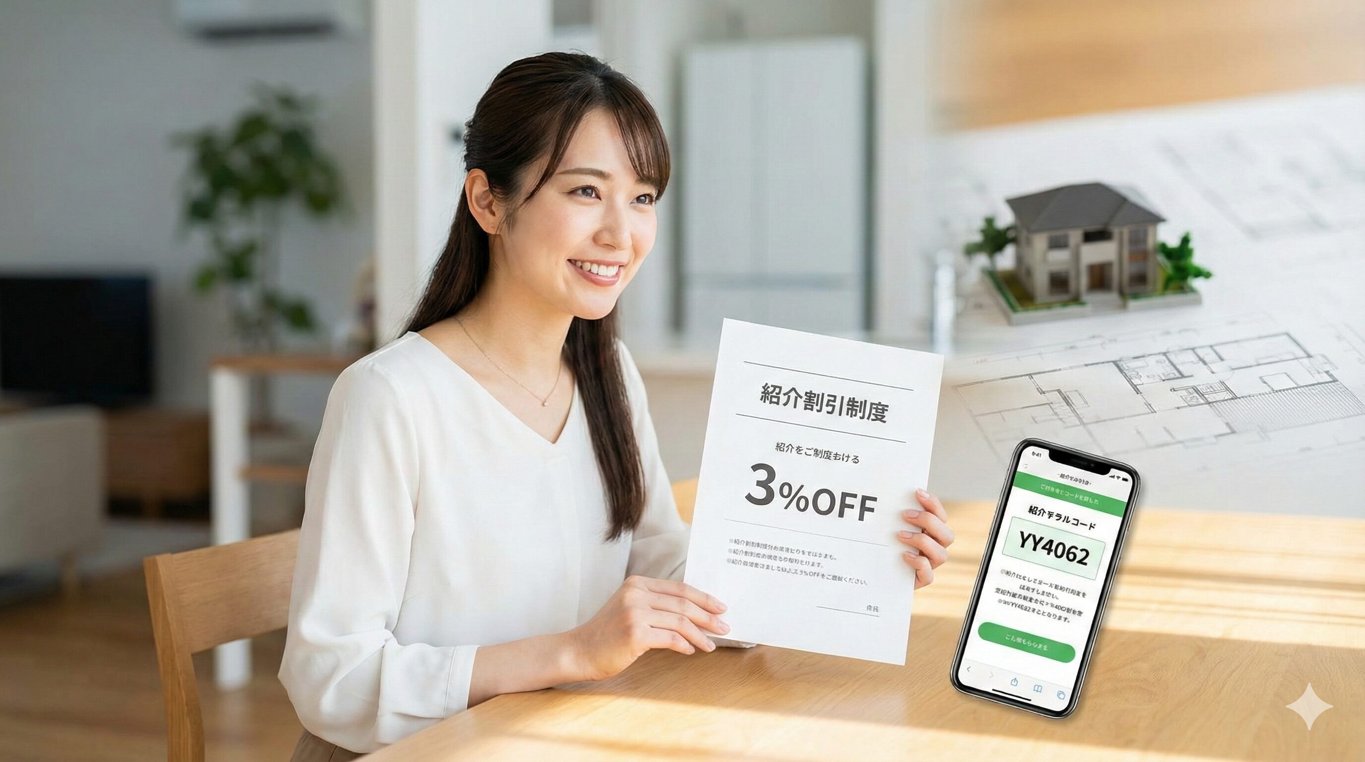 オーナー紹介で建物価格の割引が可能