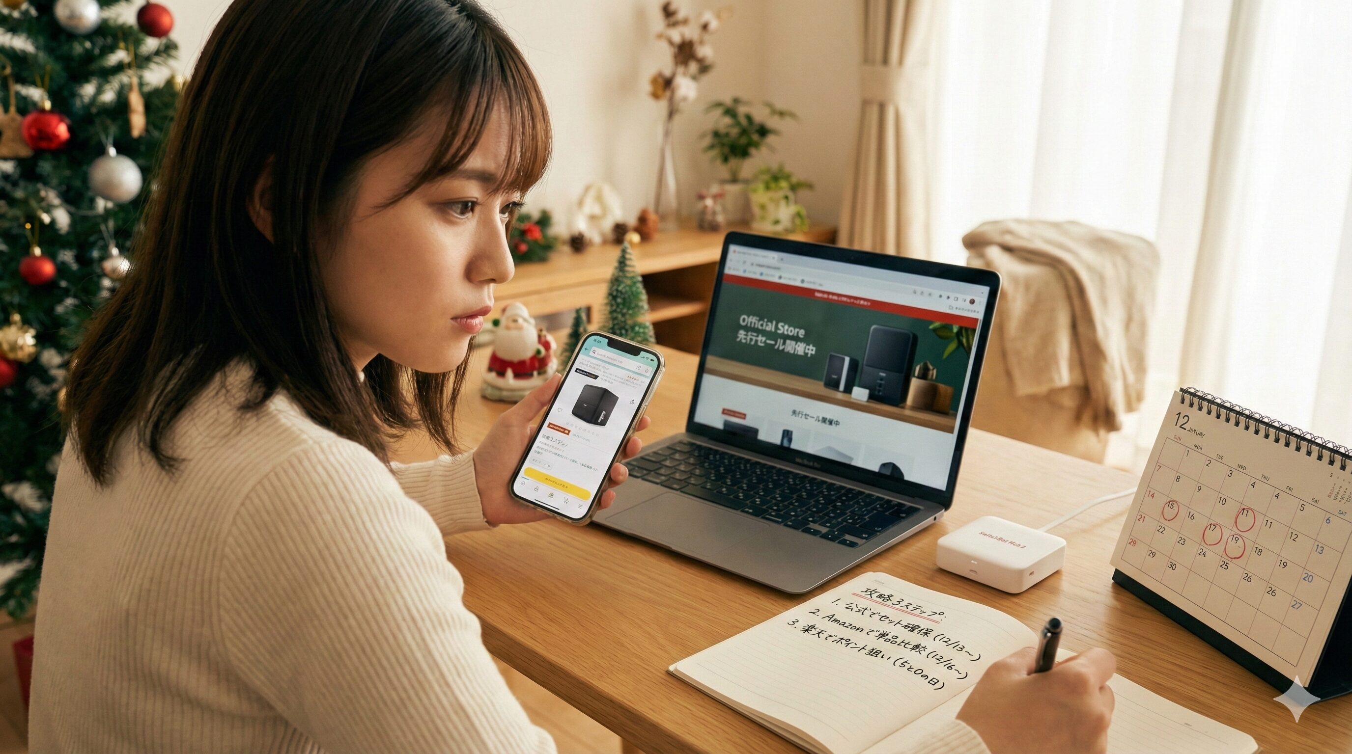 スイッチボットのクリスマスセールで狙い目を逃さない策