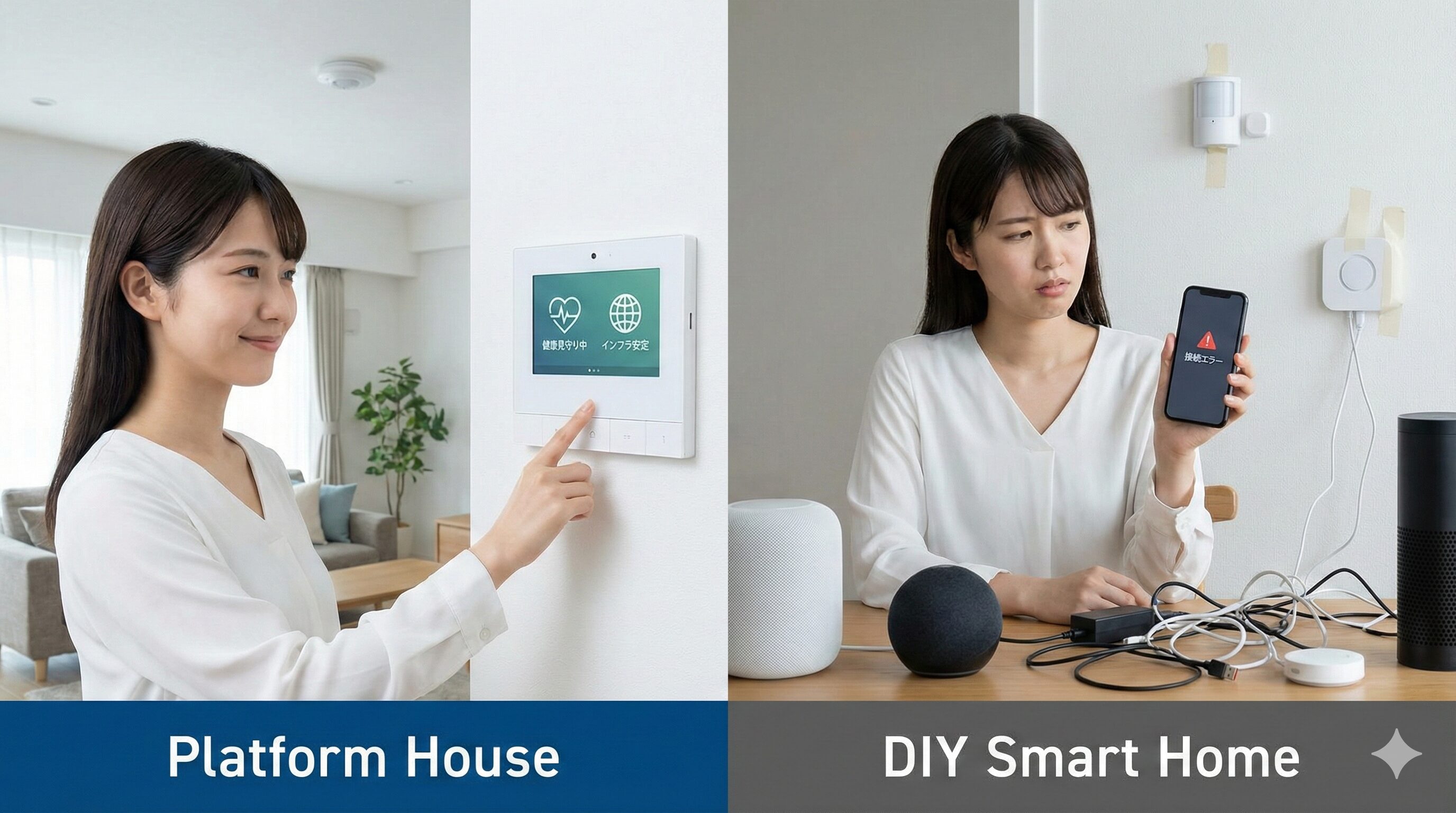 他社のスマートホーム機能との違い