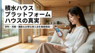 積水ハウスプラットフォームハウス評判とデメリット！割引で導入する技