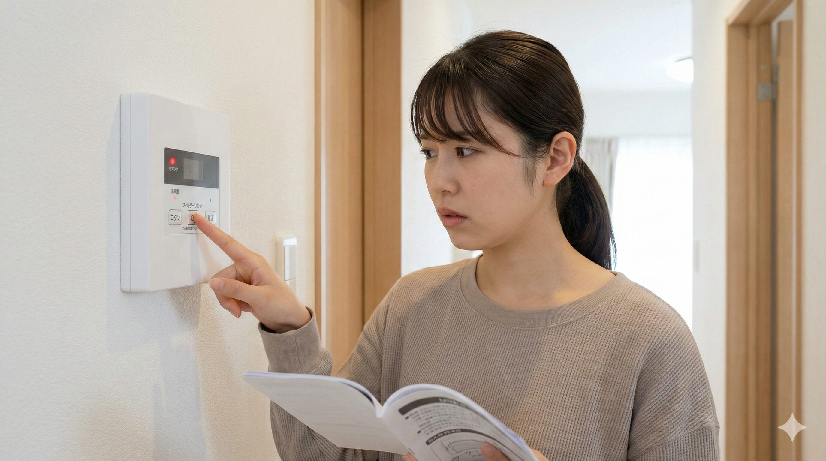 赤ランプ点滅時の対処法