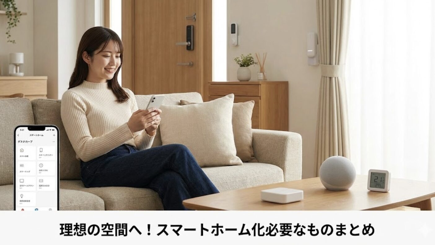 理想の空間を作るスマートホーム化で必要なものまとめ