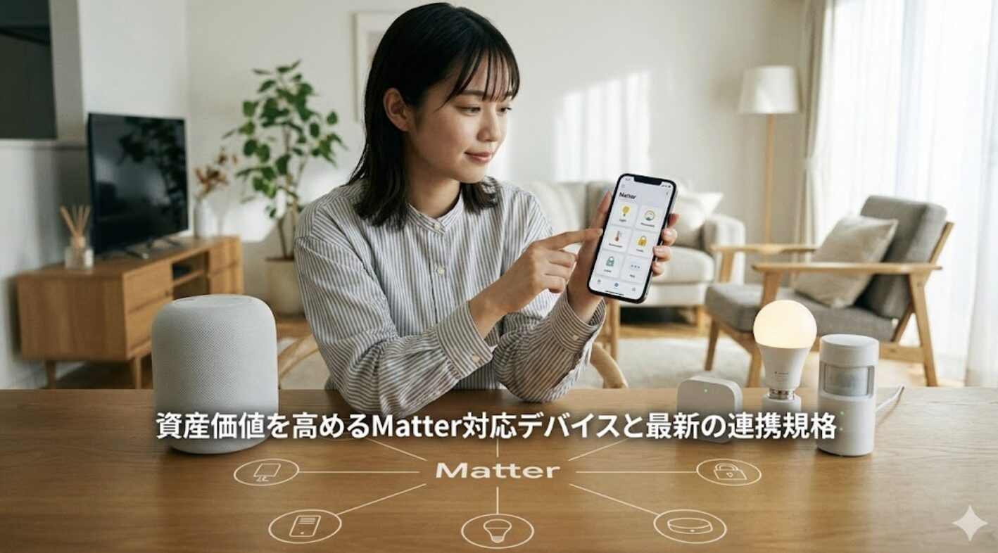 資産価値を高めるMatter対応デバイスと最新の連携規格