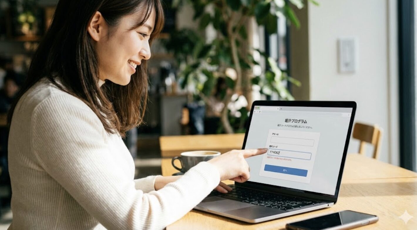 紹介コードYY4062を使いリバティアース経由で申し込む