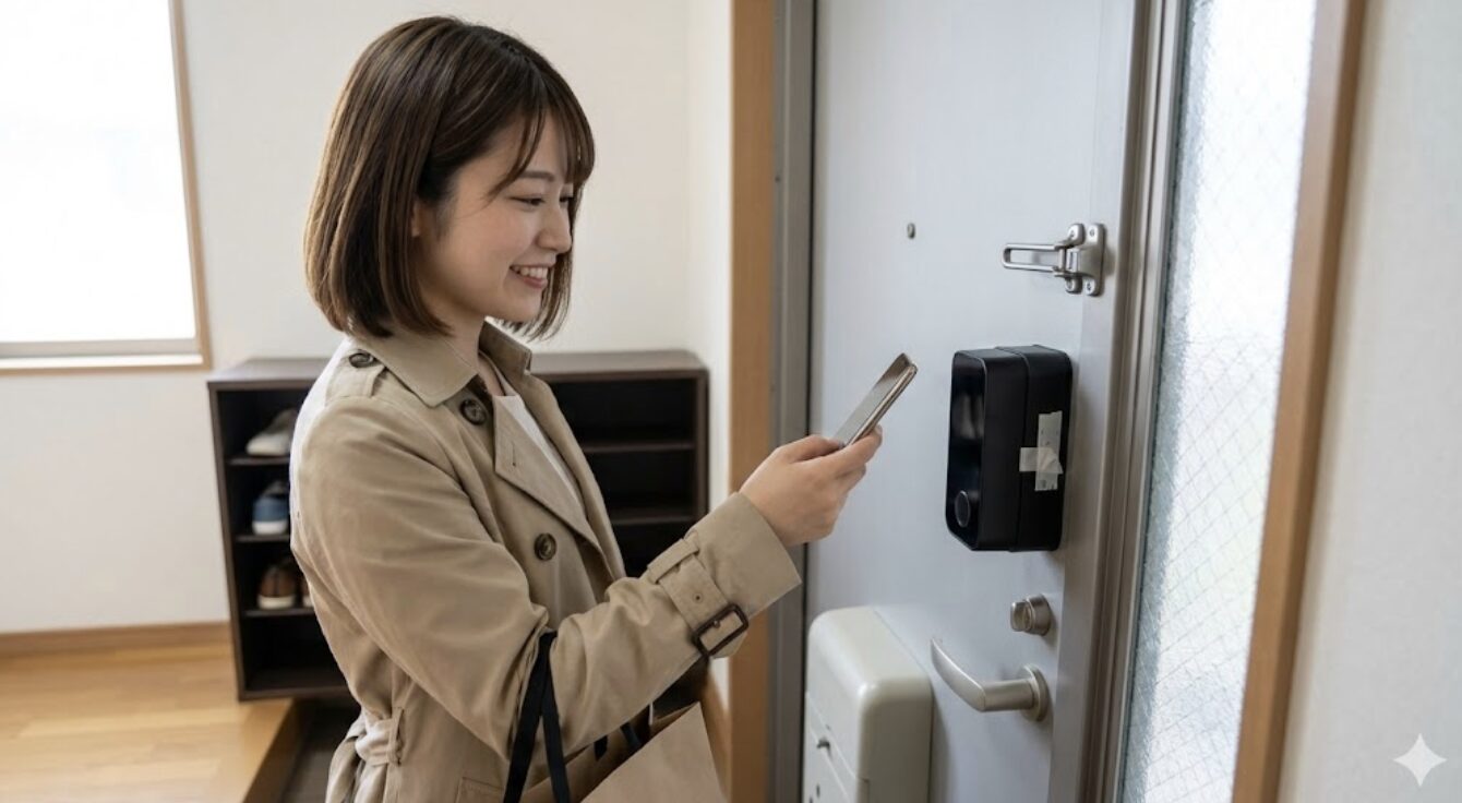 賃貸でも簡単に導入できるスマートロックの活用