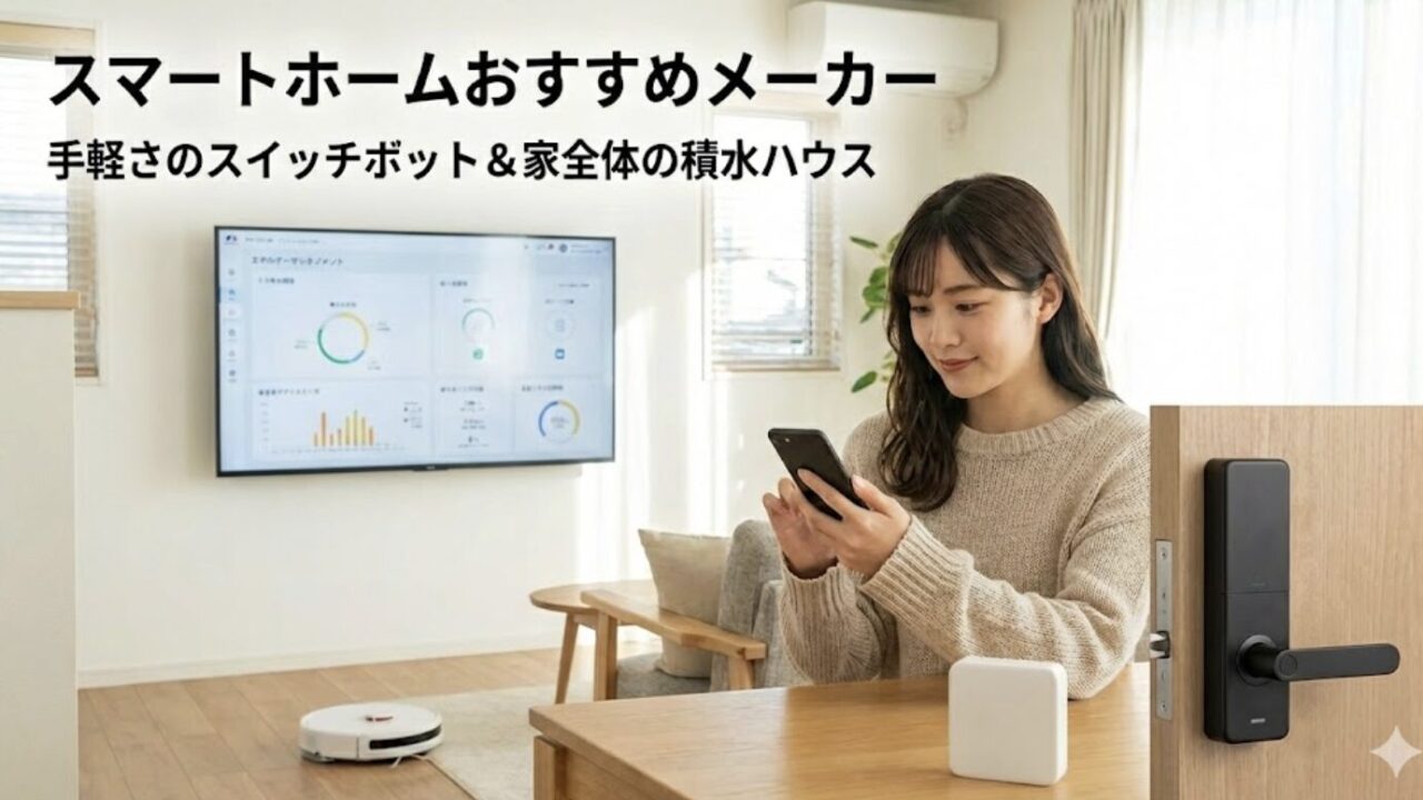 2026スマートホームのおすすめメーカーの選び方！賃貸から新築まで