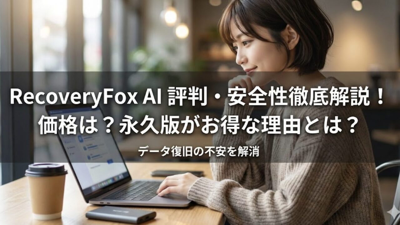 RecoveryFox AIの評判と安全性は？価格や永久版の魅力を解説
