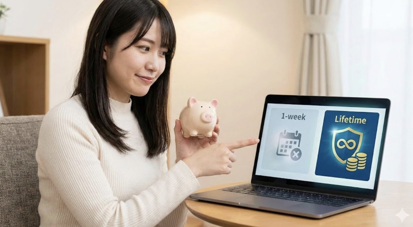 1週間プランより買い切り版を推奨する理由