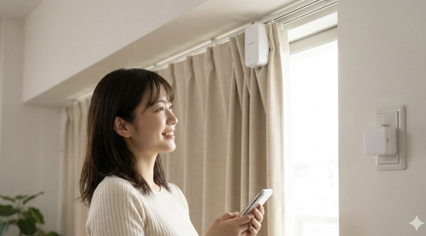 物理スイッチやカーテンを自動化する具体的な仕組み