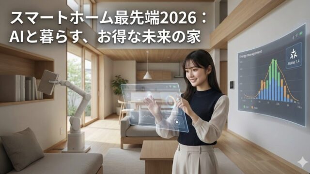 スマートホームの最先端2026年！SwitchBotと積水ハウスでお得に構築