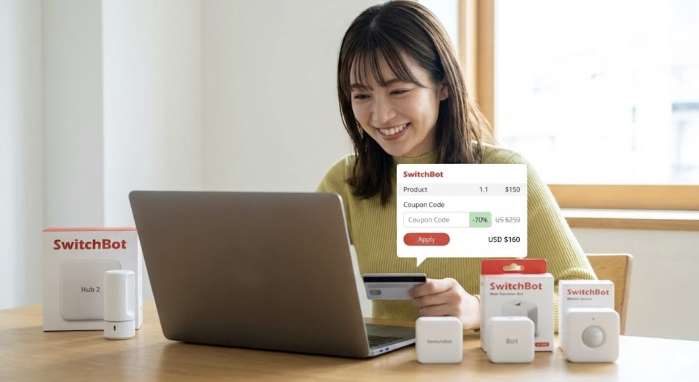 SwitchBotを公式サイトのクーポンでお得に買う方法